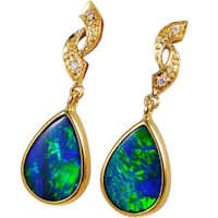 2 DIAMOND EARRINGS
